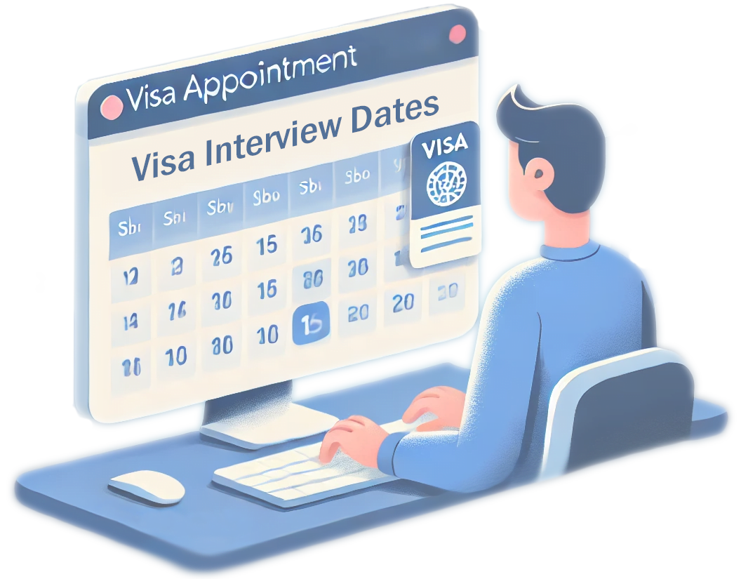 vsus_001 looking for Visa slots